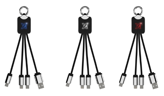 SCX Innovative Design™ Custom Eco Quatro Light Cable - Black