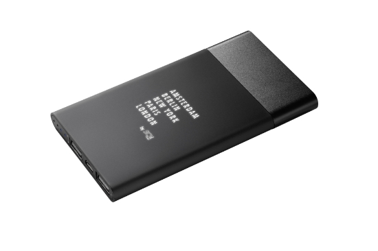 SCX Innovative Design™ Power Bank Clever 5000 mAh - Black