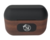 SCX Innovative Design™ Walnut Wood Wireless Earbuds and Charging Case - Eng