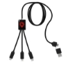 SCX Innovative Design™ 5-in-1 Eco Easy-to-Use Cable - Red