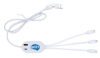 Good Value™ DualLink Charging Cable 2A with USB Hub - White