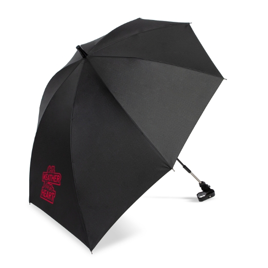Shed Rain™ Asymmetrical Manual Chair Umbrella - Black