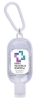 1 oz. Hand Sanitizer with Colorful Case and Carabiner - White