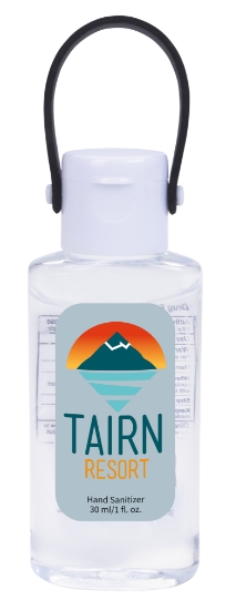 Good Value™ 1 oz. Slim Hand Sanitizer with Hanger - Black