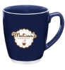 Large Color Bistro with Accent Mug - 20 oz. - Navy