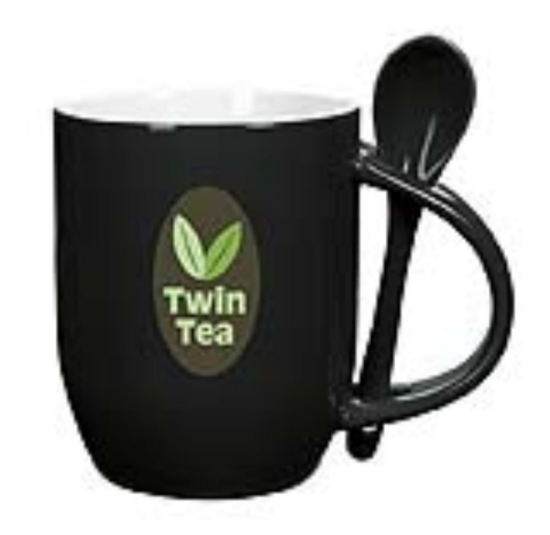 Good Value™ Rounded Spooner Mug - 11 oz. - Black