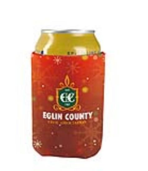Koozie® britePix® Holiday Can Cooler - Happyholidays