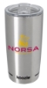 Koozie® Savannah Vacuum Tumbler with Tritan® Lid - 18 oz. - Silver
