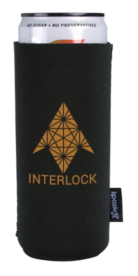 Koozie® Magnetic Slim Can Cooler - Black
