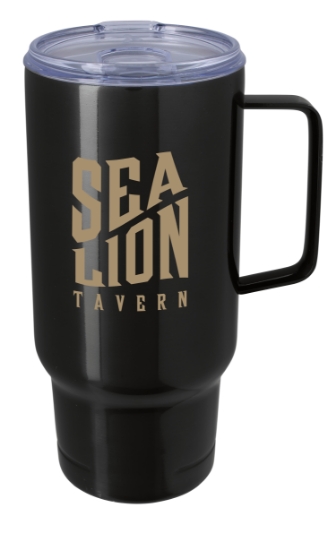 Koozie® Handle Tumbler - 30 oz - Black