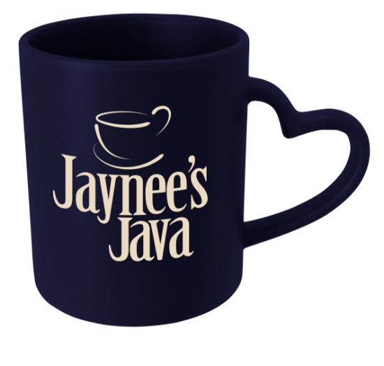 Good Value™ Heart Mug - 12 oz. - Navy