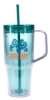 Good Value™ Clair Recycled Acrylic Travel Tumbler - 30 oz. - Teal