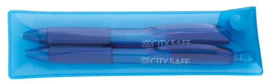 Good Value™ Cliff Gel Pen and Mechanical Pencil Set - Blue