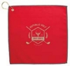 Good Value™ RPET Double Layer Golf Towel - Red