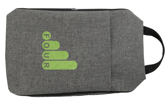 Two-Tone Shoe Bag - Flat