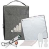 Heathered Shoe Bag Golf Kit - White