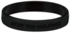 Universal Source® Silicone Awareness Wrist Band - Black