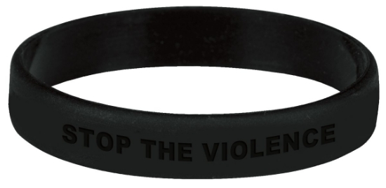Universal Source® Silicone Awareness Wrist Band - Black