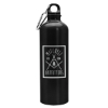 Garyline® Excursion Aluminum Bottle with Carabiner - 25 oz. - Black