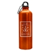 Garyline® Excursion Aluminum Bottle with Carabiner - 25 oz. - Metallicorange