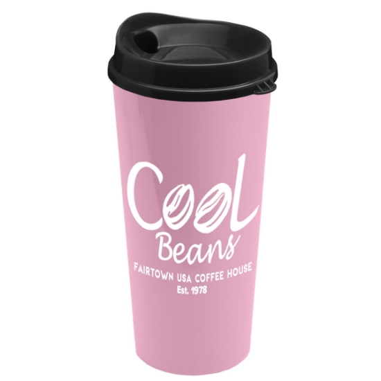 Garyline® Roadmaster Travel Tumbler with Sip Lid - 20 oz. - Awareness Pink