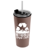 Garyline® Roadmaster Travel Tumbler with 2-in-1 Lid with Straw - 18 oz. - Mocha Mousse