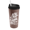Garyline® Roadmaster Travel Tumbler with Sip Lid and Straw - 20 oz. - Mocha Mousse