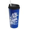 Garyline® Roadmaster Travel Tumbler with Sip Lid and Straw - 20 oz. - Royal Blue