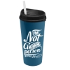 Garyline® Roadmaster Travel Tumbler with Sip Lid and Straw - 20 oz. - Steel Blue