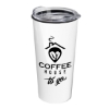 Garyline® Roadmaster Travel Tumbler with Slider Lid - 18 oz. - White