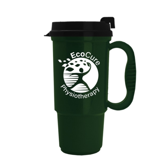 Garyline® Commuter Auto Mug - 16 oz. - Dark Green