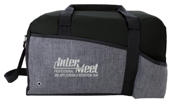 Atchison® Two-Tone Center Court Duffel - Black