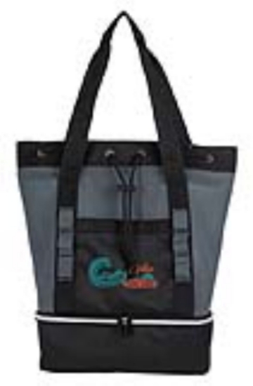 Atchison® Brightwater Dual-Compartment Tote-Pack Cooler - Gray