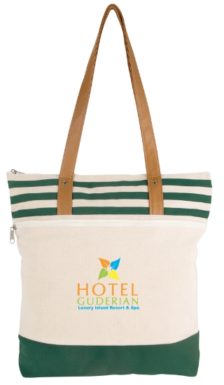 Atchison® Cora Lane Cotton Tote - Green