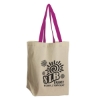 Garyline® Brunch Cotton Grocery Tote - Naturalwithpink