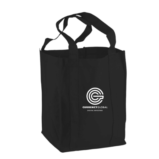 Garyline® Grocer Super Saver Non-Woven Tote - Black