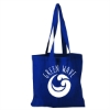 Garyline® Square Cotton Flat Tote - Royal Blue
