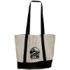 Garyline® Mega Cotton Tote - Natural with Black