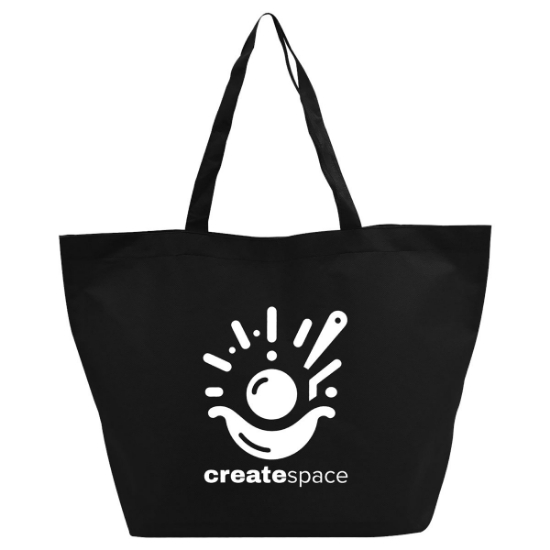 Garyline® Mammoth Non-Woven Tote - Black