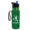 The Lifeguard - 24 Oz. Pete Bottle With Flip Straw Lid - Translucent Green