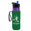 The Lifeguard - 24 Oz. Pete Bottle With Flip Straw Lid - Translucent Violet
