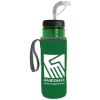 Garyline® Lifeguard Bottle with Straw Lid and Insulated Caddy - 24 oz. - Translucent Green