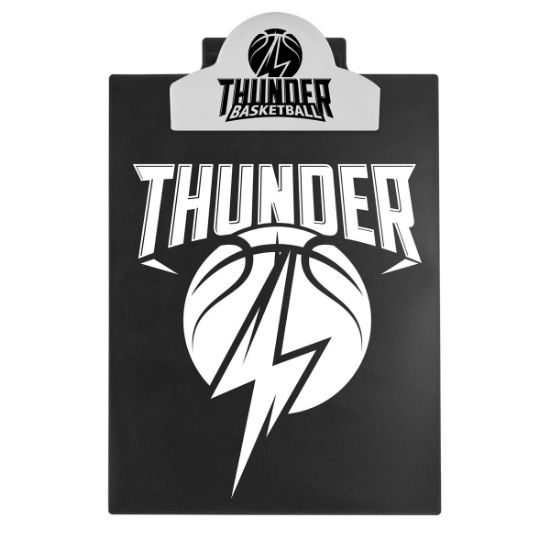 Garyline® Round Top Letter Clipboard - White