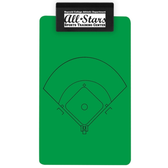 Garyline® Sports Clipboard with Jumbo Clip - Black