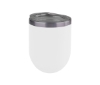 Sipper Wine Tumbler - 12 oz. - White