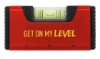 Magnetic Pocket Level - Red