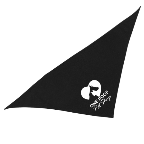 Garyline® Triangle Doggie Bandana - Black