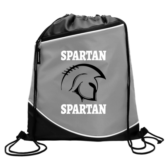 Garyline® Campus Drawstring Backpack - Graywithblack