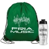 Garyline® Graduate Drawstring Backpack with 27 oz. Bottle - Green