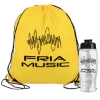 Garyline® Graduate Drawstring Backpack with 27 oz. Bottle - Yellow